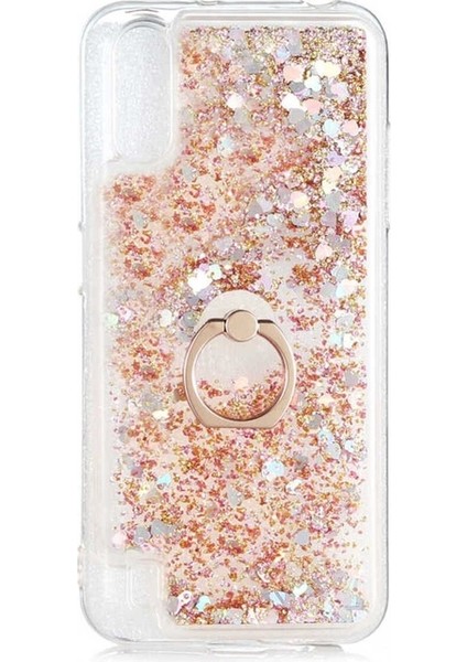 Samsung Galaxy A01 Uyumlu Kılıf Milce Kapak, Gold