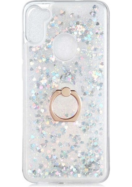 Samsung Galaxy A11 Uyumlu Kılıf Milce Kapak, Gümüş