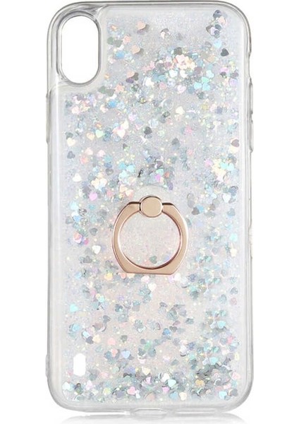 Samsung Galaxy A10 Uyumlu Kılıf Milce Kapak, Gümüş