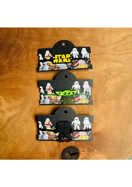 Star Wars 3 Lü Set Çocuk Bilekliği Makrome Örgülü Ipli Ayarlamalı