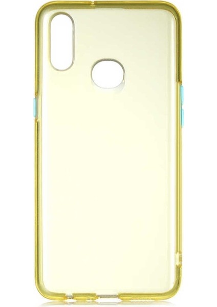Samsung Galaxy A10S Uyumlu Kılıf Bistro Kapak, Sarı
