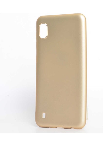 Samsung Galaxy A10 Uyumlu Kılıf Premier Silikon Kapak, Gold