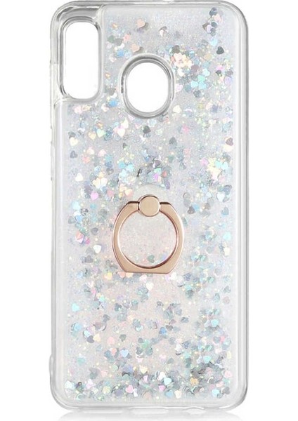 Samsung Galaxy A20 Uyumlu Kılıf Milce Kapak, Gümüş