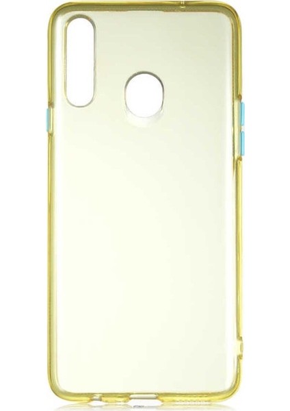 Samsung Galaxy A20S Uyumlu Kılıf Bistro Kapak, Sarı