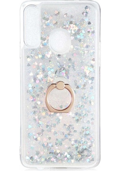 Samsung Galaxy A20S Uyumlu Kılıf Milce Kapak, Gümüş