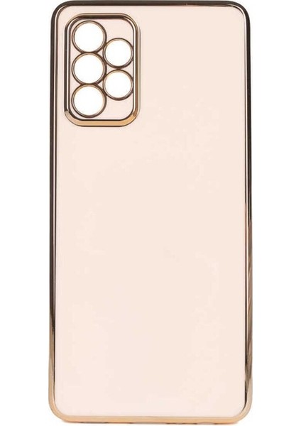 Samsung Galaxy A33 5g Uyumlu Kılıf Bark Kapak, Rose Gold