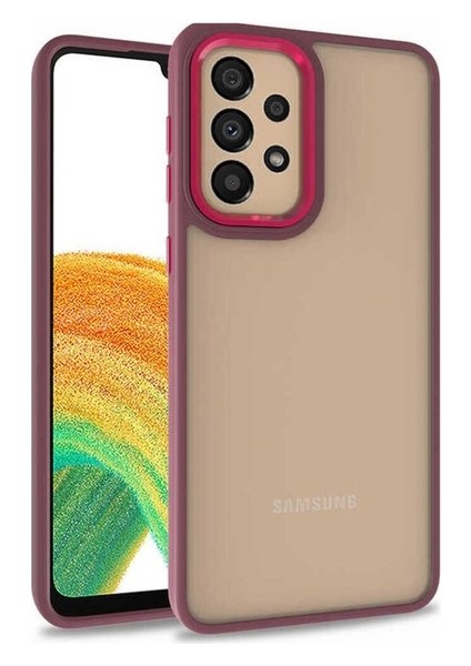 Samsung Galaxy A32 4g Uyumlu Kılıf Flora Kapak, Kırmızı