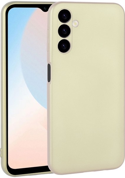 Samsung Galaxy A24 Uyumlu Kılıf Premier Silikon Kapak, Gold