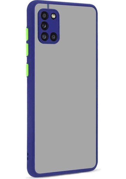 Samsung Galaxy A31 Uyumlu Kılıf Hux Kapak, Lacivert