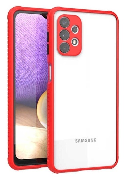 Samsung Galaxy A32 4g Uyumlu Kılıf Kaff Kapak, Kırmızı