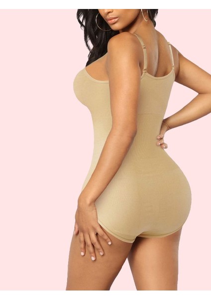 Evechic- Ip Askılı Sıkılaştırıcı Çıtçıtlı Kadın Zıbın Korse Ten fiyatları