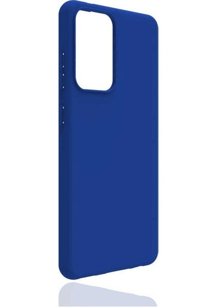 Samsung Galaxy A52 Uyumlu Kılıf Biye Silikon, Mavi