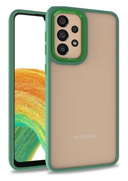 Samsung Galaxy A52 Uyumlu Kılıf Flora Kapak, Yeşil