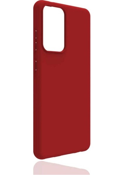 Samsung Galaxy A52 Uyumlu Kılıf Biye Silikon, Kırmızı