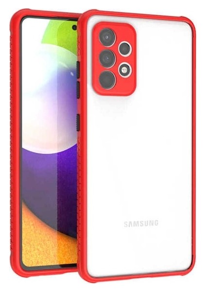 Samsung Galaxy A52 Uyumlu Kılıf Kaff Kapak, Kırmızı