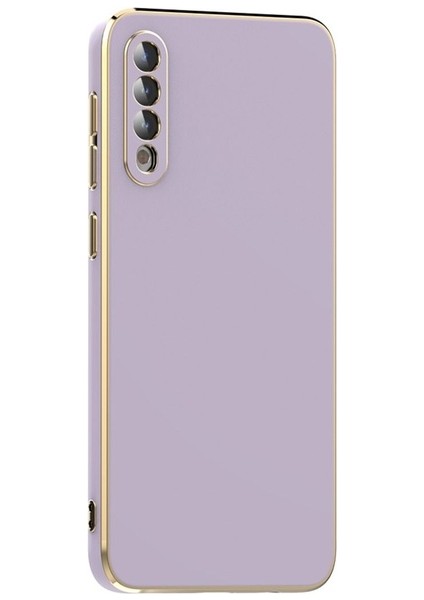 Samsung Galaxy A50 Uyumlu Kılıf Bark Kapak, Lila