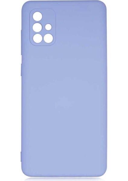 Samsung Galaxy A71 Uyumlu Kılıf Mara Lansman Kapak, Lila