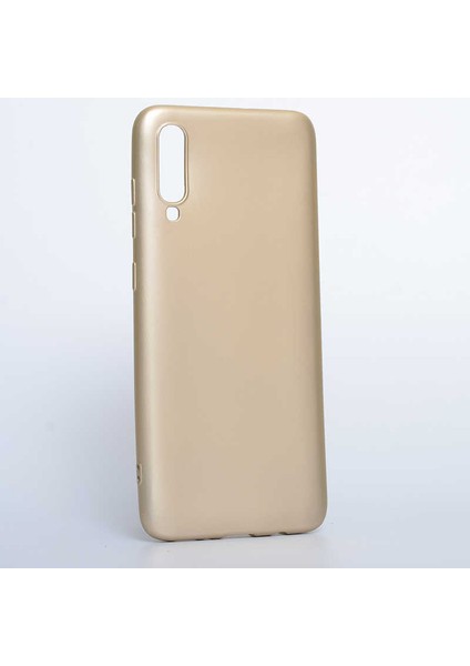 Samsung Galaxy A70 Uyumlu Kılıf Premier Silikon Kapak, Gold