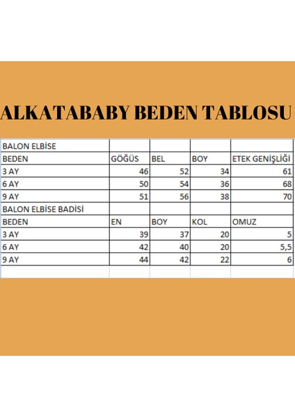 Kız Bebek Uzun Kollu Fiyonklu Yıldız Nakışlı Yaka Badili 2'li Balon Elbise