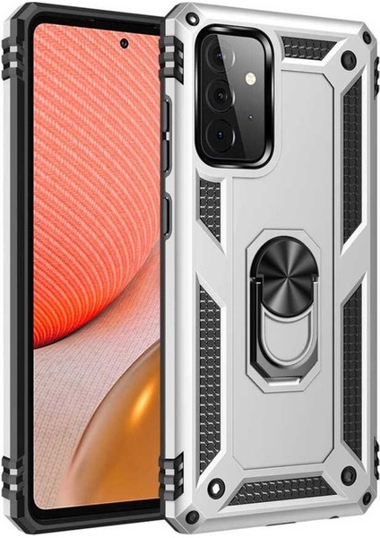 Samsung Galaxy A72 Uyumlu Kılıf Vega Kapak, Gri