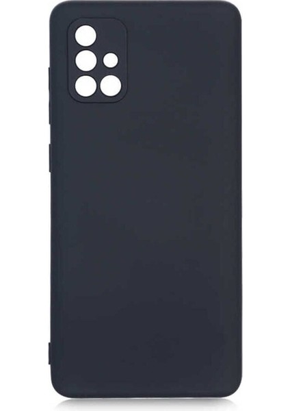 Samsung Galaxy A71 Uyumlu Kılıf Mara Lansman Kapak, Siyah