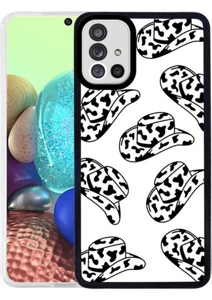 Samsung Galaxy A71 Uyumlu Kılıf M-Fit Desenli Kapak, Hat No5