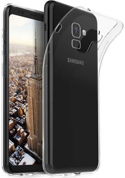 Samsung Galaxy A8 2018 Uyumlu Kılıf Süper Silikon Kapak