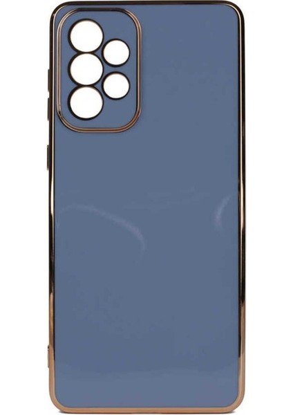 Samsung Galaxy A73 Uyumlu Kılıf Bark Kapak, Mavi Açık