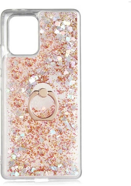 Samsung Galaxy A91 (S10 Lite) Uyumlu Kılıf Milce Kapak, Gold