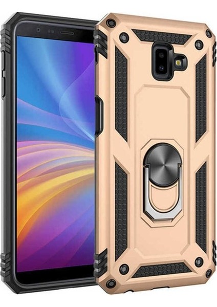 Samsung Galaxy J6 Plus Uyumlu Kılıf Vega Kapak, Gold