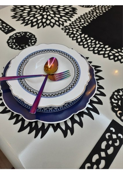 1RUNNER(100X33CM)/ 6 Amerikan Servis (33CM)/ 6 Bardaklaltlığı/ 6 Kaşıklık / 6 Kişilik/ 19 Parça fiyatları
