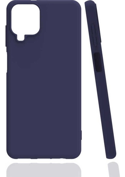 Samsung Galaxy M12 Uyumlu Kılıf Biye Silikon, Lacivert