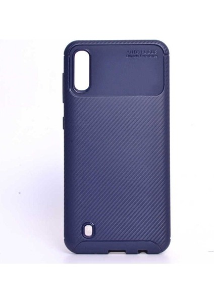 Samsung Galaxy M10 Uyumlu Kılıf Negro Silikon Kapak, Lacivert