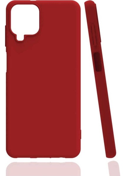 Samsung Galaxy M12 Uyumlu Kılıf Biye Silikon, Kırmızı