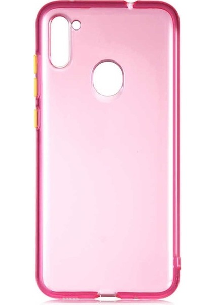 Samsung Galaxy M11 Uyumlu Kılıf Bistro Kapak, Pembe