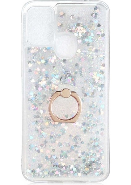 Samsung Galaxy M30S Uyumlu Kılıf Milce Kapak, Gümüş