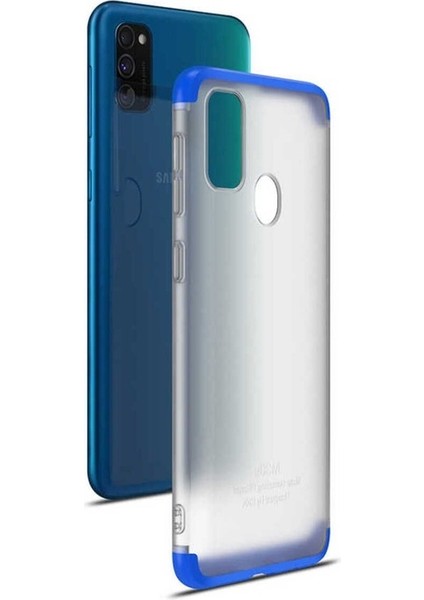 Samsung Galaxy M30S Uyumlu Kılıf Nili Kapak, Mavi