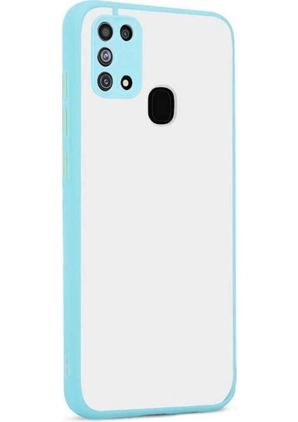 Samsung Galaxy M31 Uyumlu Kılıf Hux Kapak, Turkuaz