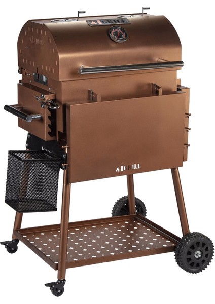 Barbekü Hub 515 mm Kömürlü Mangal (Kahverengi)