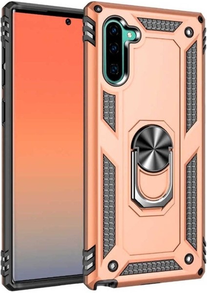 Samsung Galaxy Note 10 Uyumlu Kılıf Vega Kapak, Gold
