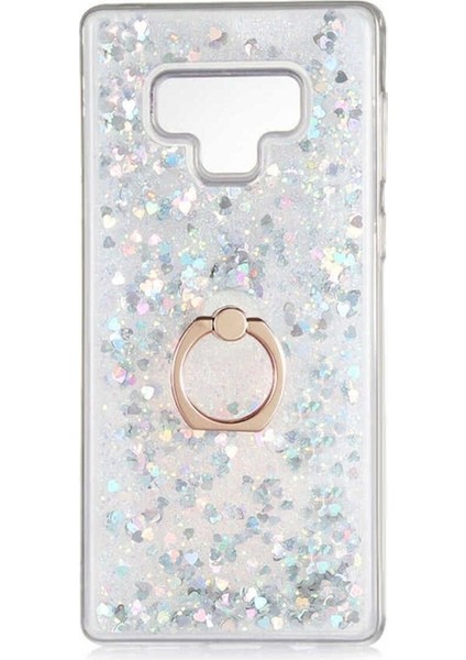 Samsung Galaxy Note 9 Uyumlu Kılıf Milce Kapak, Gümüş