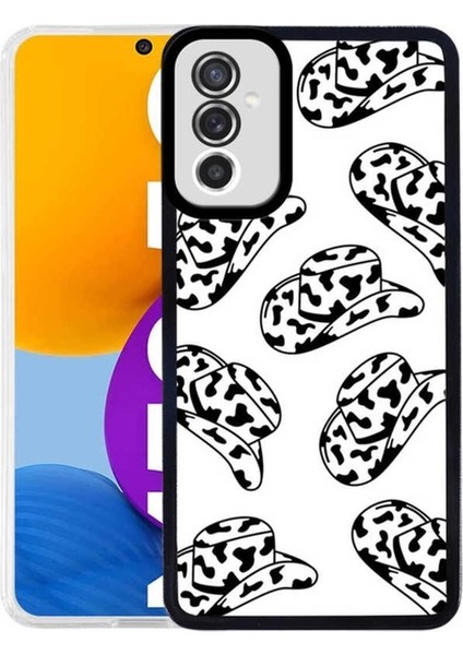 Samsung Galaxy M52 Uyumlu Kılıf M-Fit Desenli Kapak, Hat No5