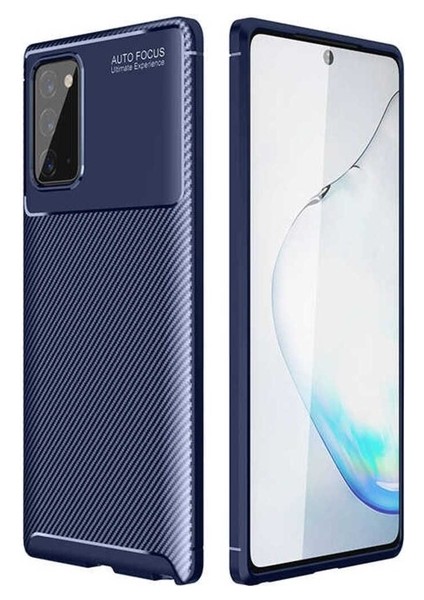 Samsung Galaxy Note 20 Uyumlu Kılıf Negro Silikon Kapak, Lacivert