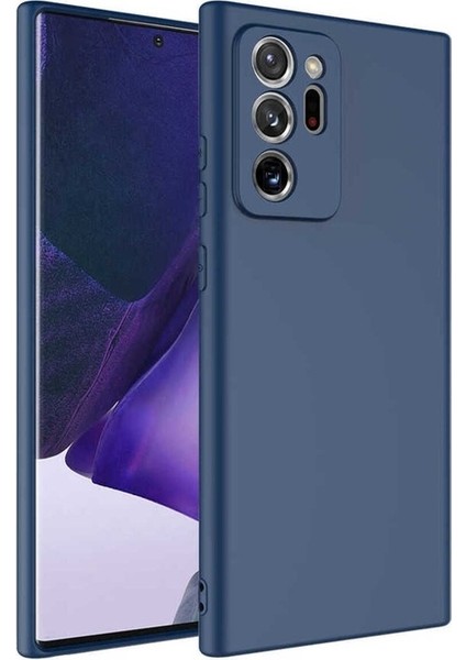 Samsung Galaxy Note 20 Ultra Uyumlu Kılıf Mara Lansman Kapak, Lacivert