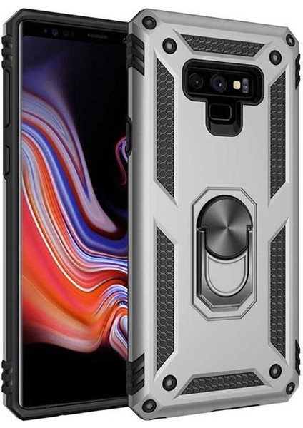 Samsung Galaxy Note 9 Uyumlu Kılıf Vega Kapak, Gri