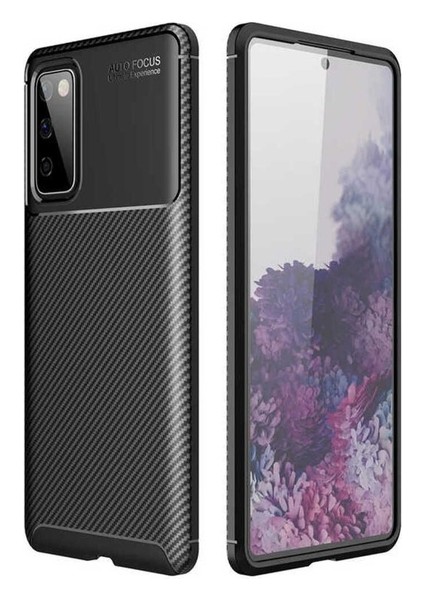 Samsung Galaxy S20 Fe Uyumlu Kılıf Negro Silikon Kapak, Siyah
