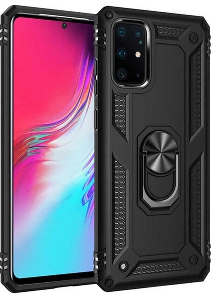 Samsung Galaxy S20 Plus Uyumlu Kılıf Vega Kapak, Siyah