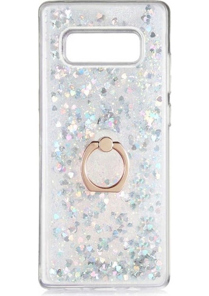 Samsung Galaxy Note 8 Uyumlu Kılıf Milce Kapak, Gümüş