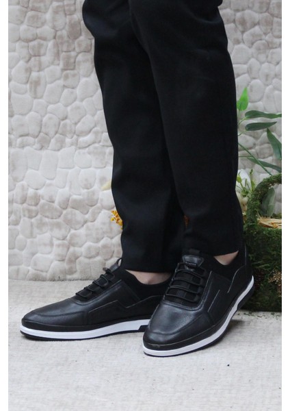 42201 Lastik Bağçıklı Rahat Iç Ve Dış Deri Erkek Ayakkabı modelleri