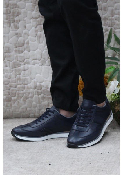 1217 Lacivert Rahat Iç Ve Dış Deri Erkek Ayakkabı modelleri